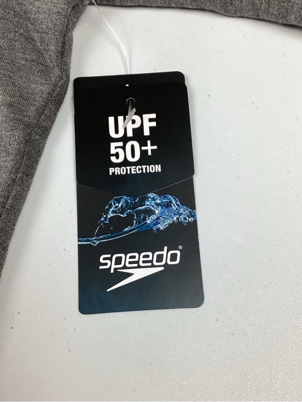 Speedo Hooded Front Zip Swim Cover Up Sun Protection Large NEW! Retail $65 - Picture 4 of 11